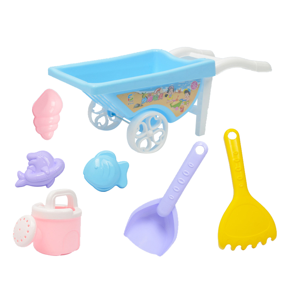 1 Set/7pcs Beach Sand Play Toys Kids Seaside Toys Outdoor Toys Children Gift